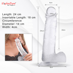 Transperent dildo