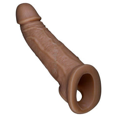 Itspleazure Brown Silicone Penis Sleeve and Extender