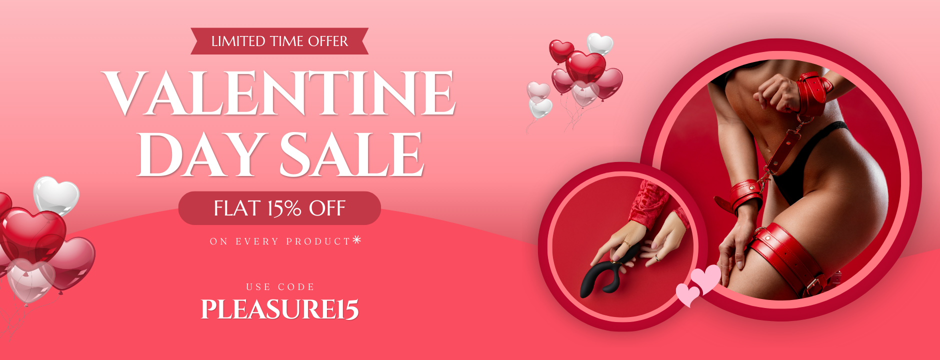 Valentine's Day Sale Banner