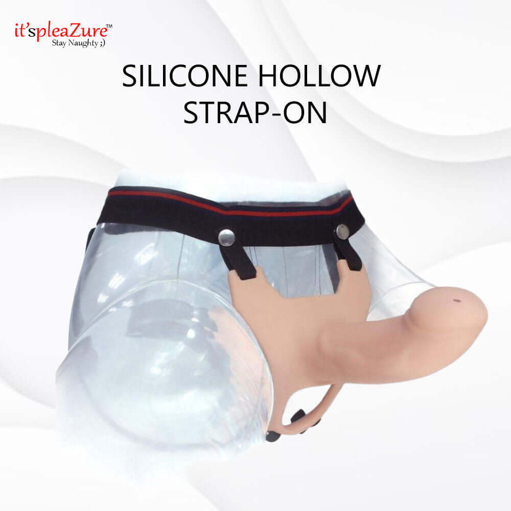 it'spleaZure Silicone Hollow Strapon – Premium body-safe strapon for pleasure and comfort.