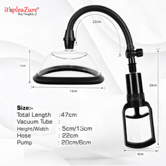 Product dimensions: 47cm length, 5cm/13cm tube size, 22cm hose