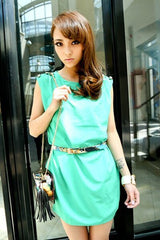 sleeveless chiffion for summer