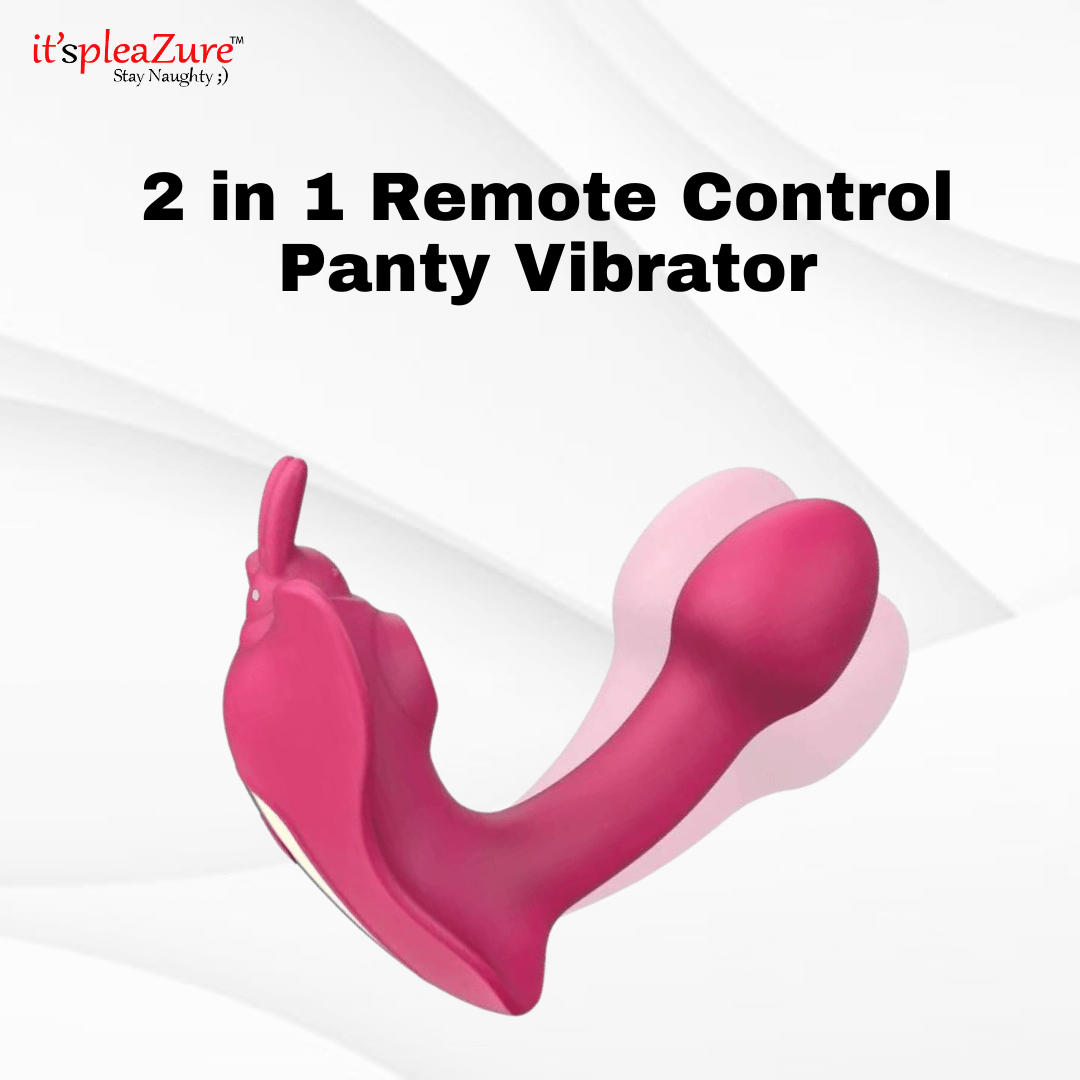 Butterfly panty vibrator on Itspleazure 