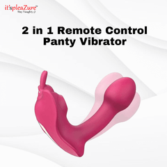 Butterfly panty vibrator on Itspleazure 