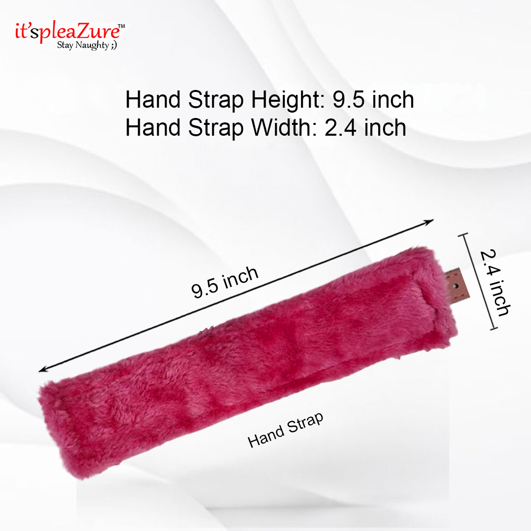 Padded hand straps – 9.5-inch height, 2.4-inch width – for comfortable pla