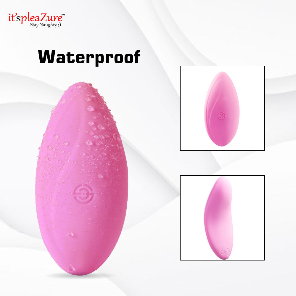 Waterproof silicone panty vibrator - shower