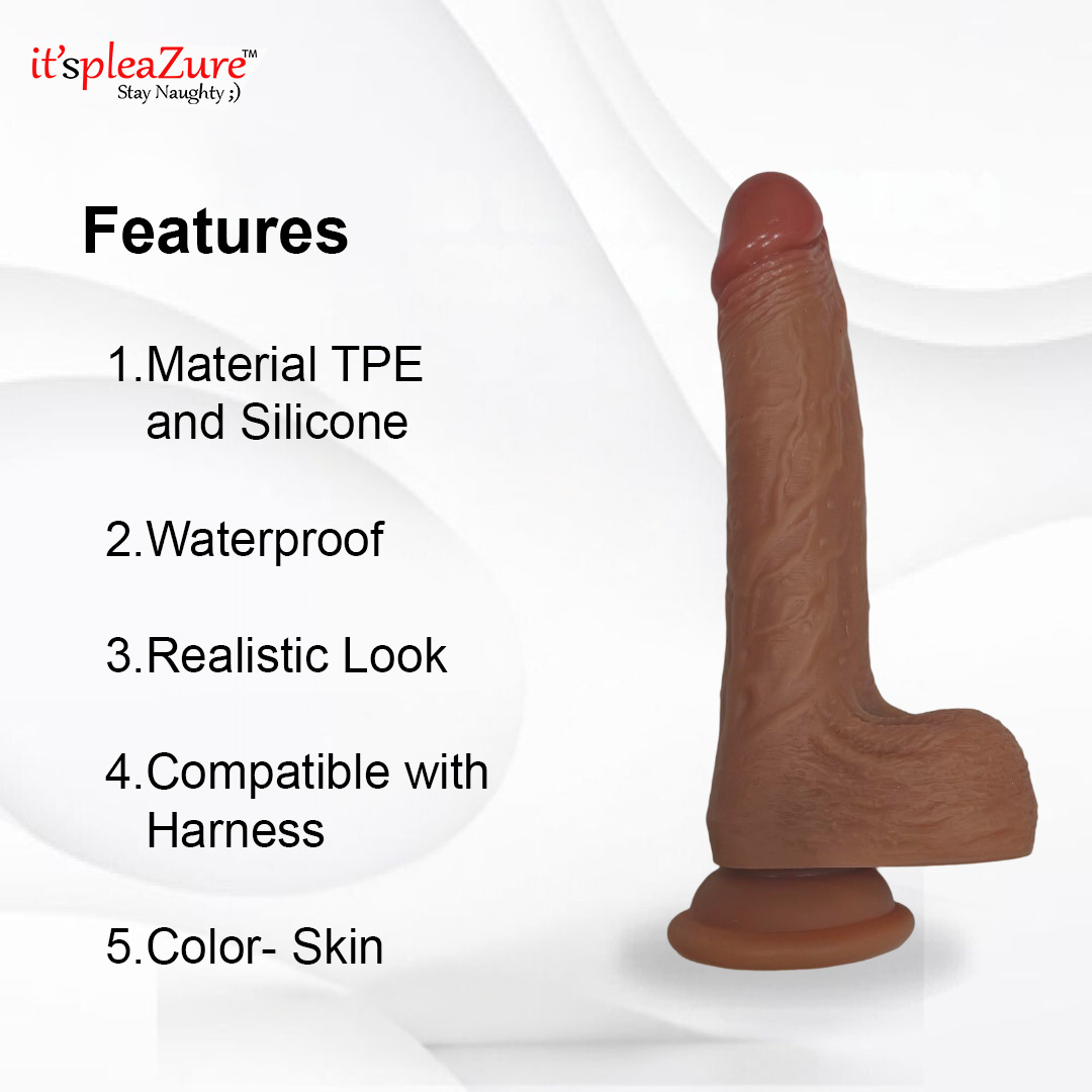 Rotating thursting dildo