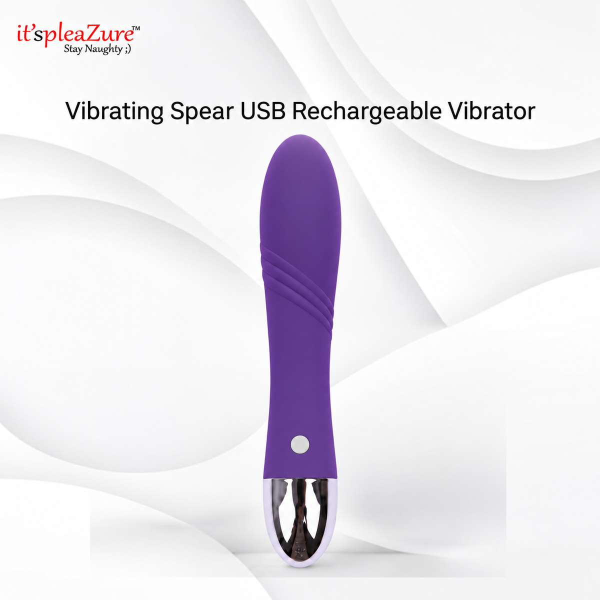 Itspleazure Vibrating Spear USB Vibrator for Women