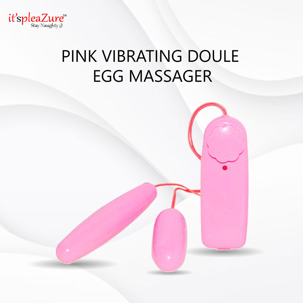 Itspleazure Pink Double Egg Vibrator