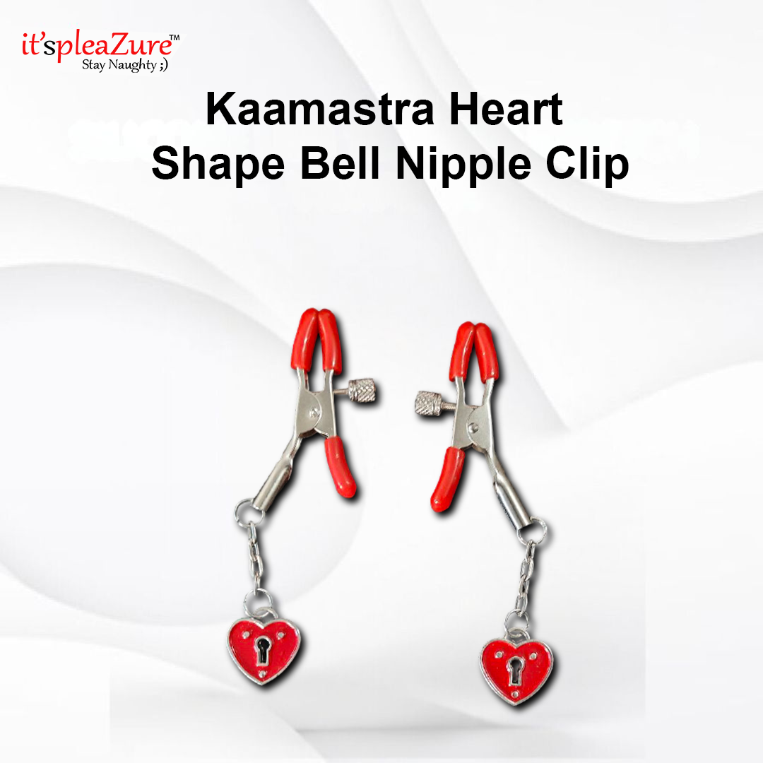 Kaamastra Heart Shape Bell Nipple Clip