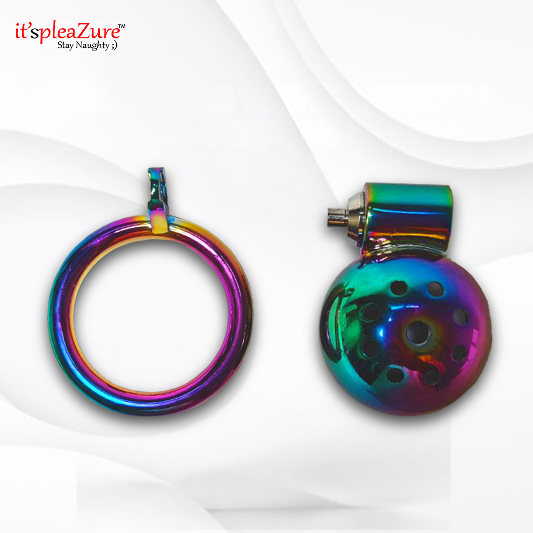 Itspleazure's Multicolor Small Size Male Chastity Lock