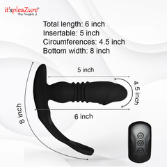 Itspleazure's Prostate Massager With Vibrating Penis Ring