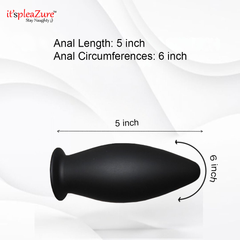 Itspleazure's Inflatable Anal Plug Black