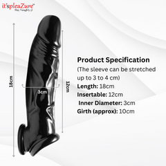 Size of penis extension On Itspleazure 