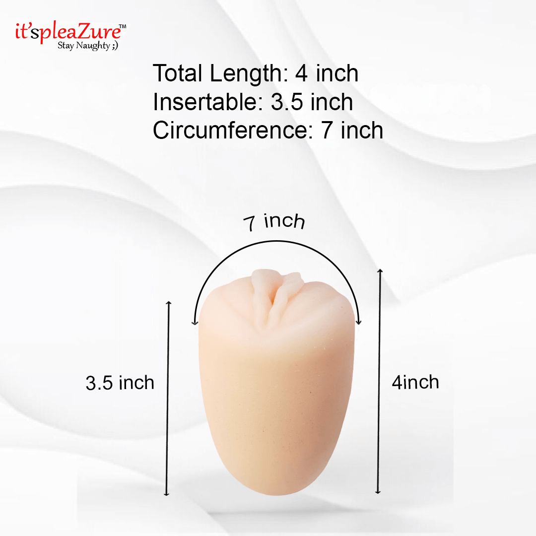 Measurement chart of a product with dimensions labeled on a white background.