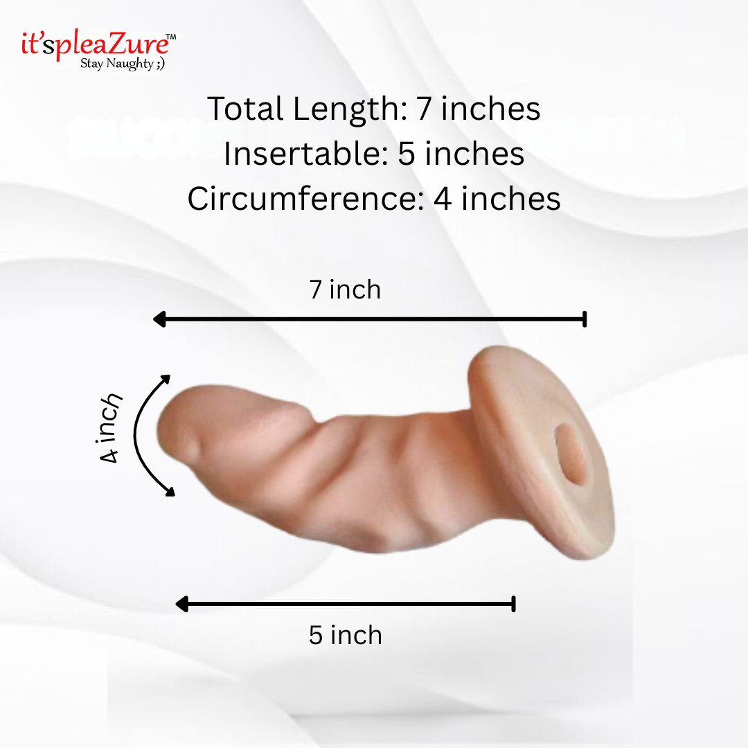 Logo and branding for the it'spleaZure Stay Naughty double-ended strap-on dildo