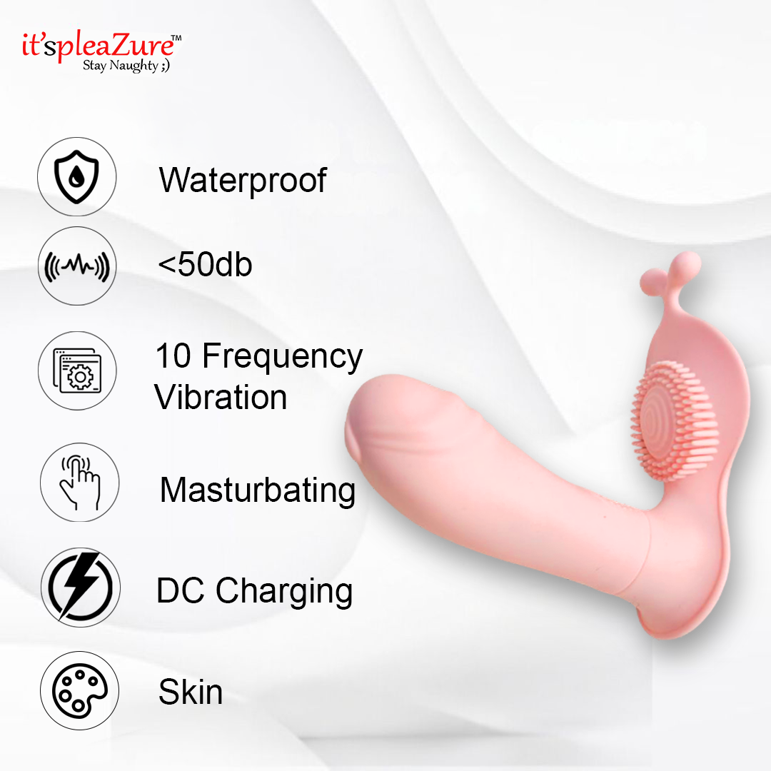 Waterproof rabbit vibrator features - 10 speeds, <50db quiet, DC charging