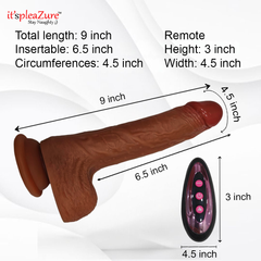 Silicon Suction Vibrating Dildo