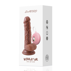 David 7 inch Vibrating Dildo with Remote on Itspleazure