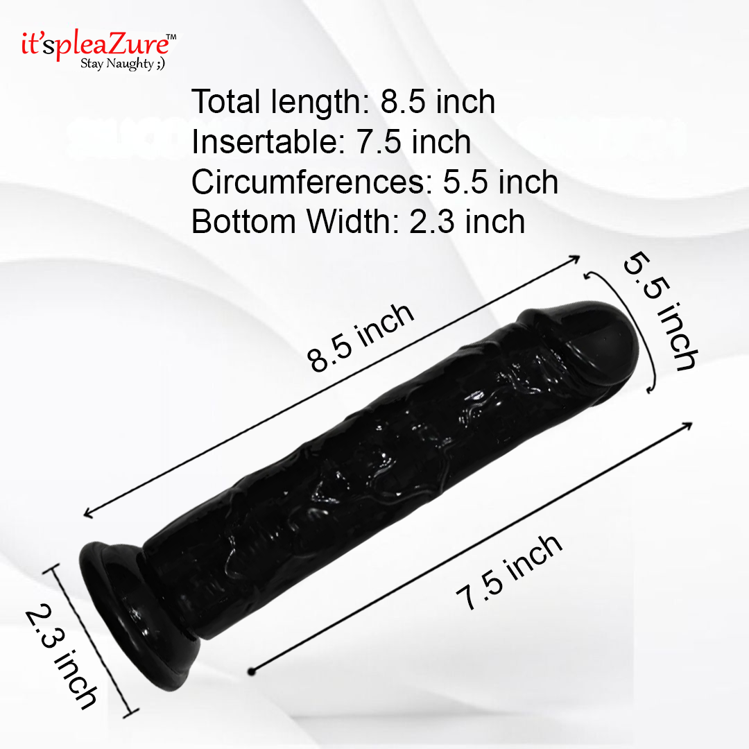 Itspleazure Black Suction Dildo For Women