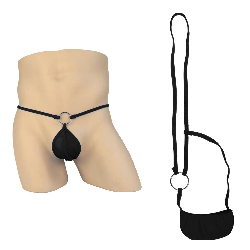 ItspleaZure Colored Men's Tempting Thong with Ring