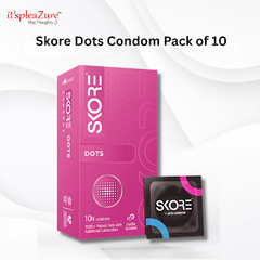 Skore Dots Premium Lubricated Condoms – Pack of 10