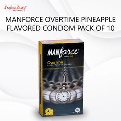 Manforce Overtime Pineapple Condom Pack of 10