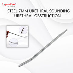Itspleazure 7mm Steel Urethral Dilator Sound