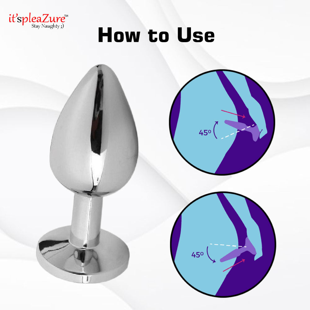 Buy Itspleazure Stainless Steel Jewel Butt Plug for Rs. 2,499.00 at itspleaZure Buy Itspleazure Stainless Steel Jewel Butt Plug for Rs. 2,499.00 at itspleaZure