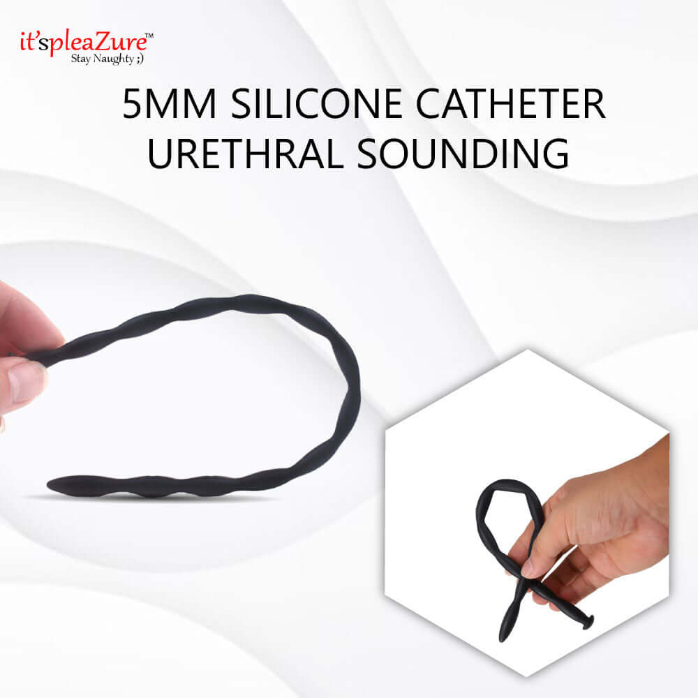 Itspleazure 5mm Silicone Urethral Sounding Catheter