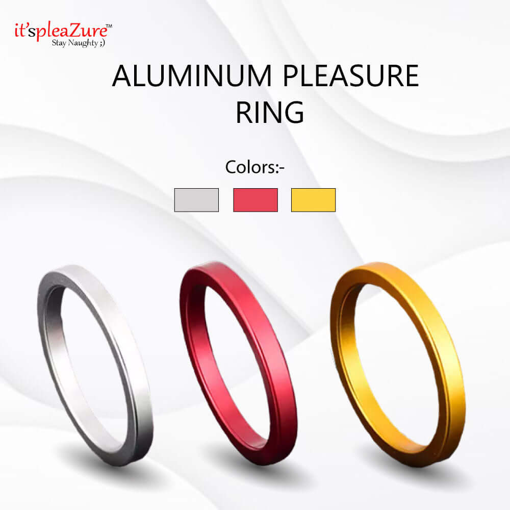Colored Aluminum Penis Ring for Men at Itspleazure