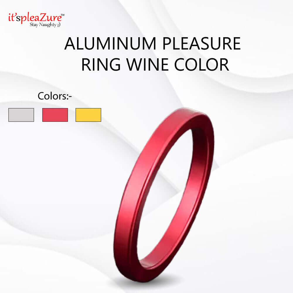 Colored Aluminum Penis Ring for Men at Itspleazure