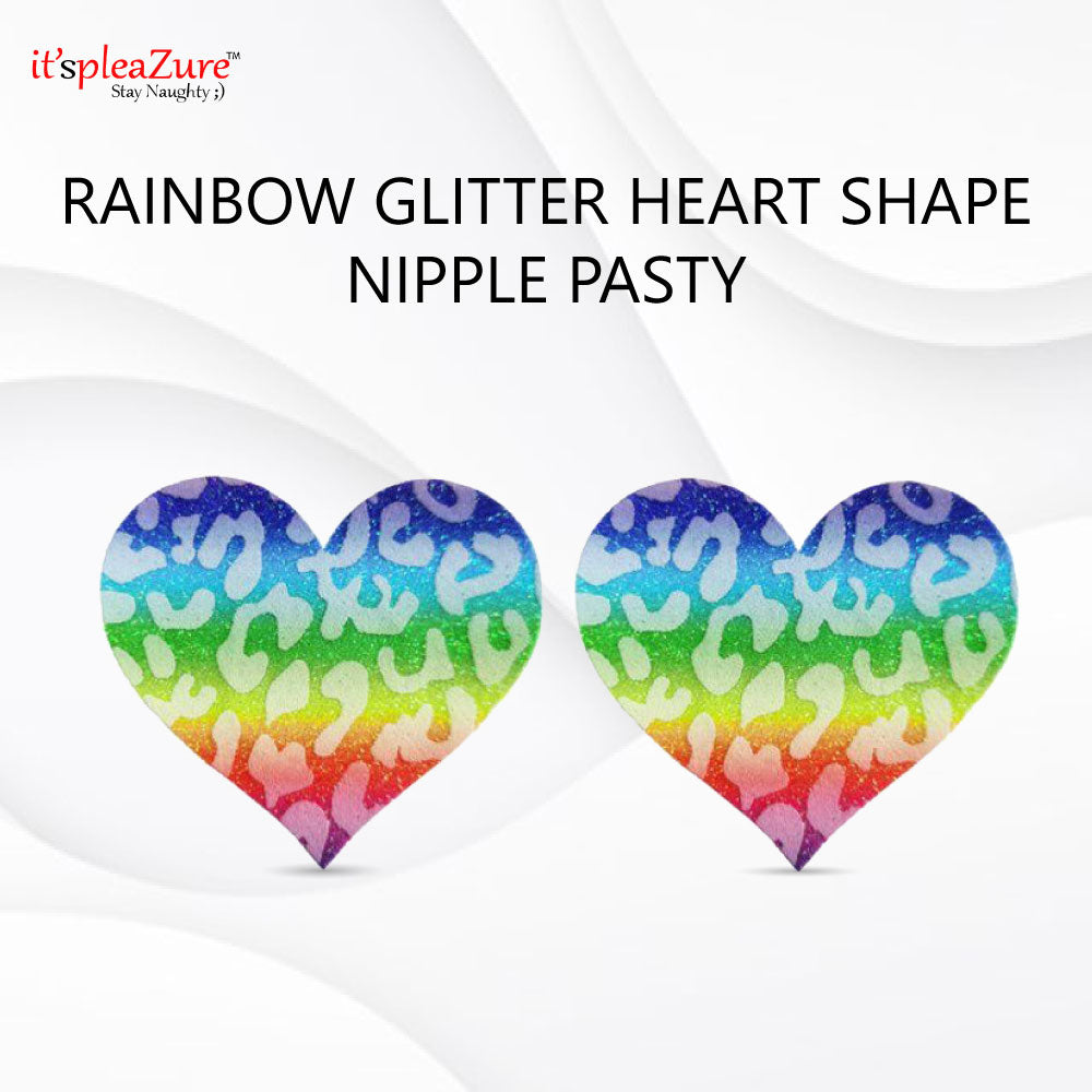 Glitter Heart shape pasties by Itspleazure 
