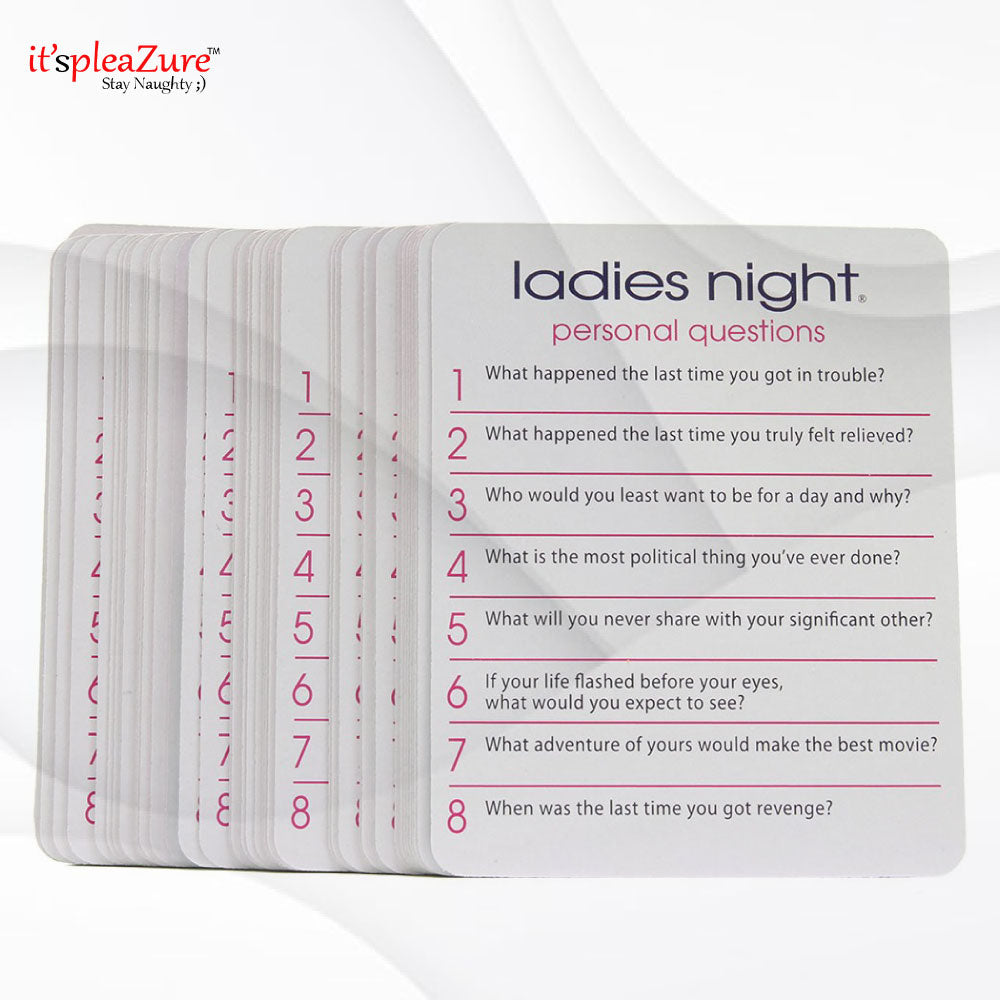 personal question games for Ladies Night 