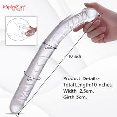 Itpleazure Double Ended Jelly Dildo for Sex 