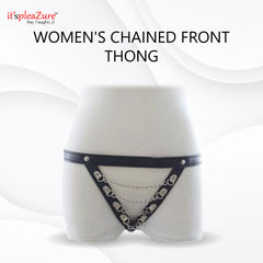 Women's Chained Front Thong at itspleaZure