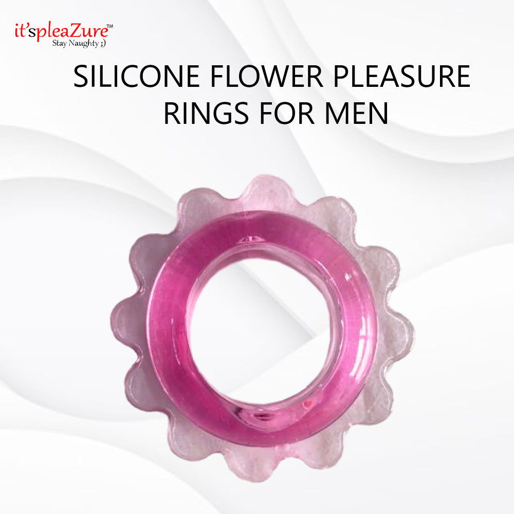 Itspleazure Colorful Silicone Sex Ring for Men