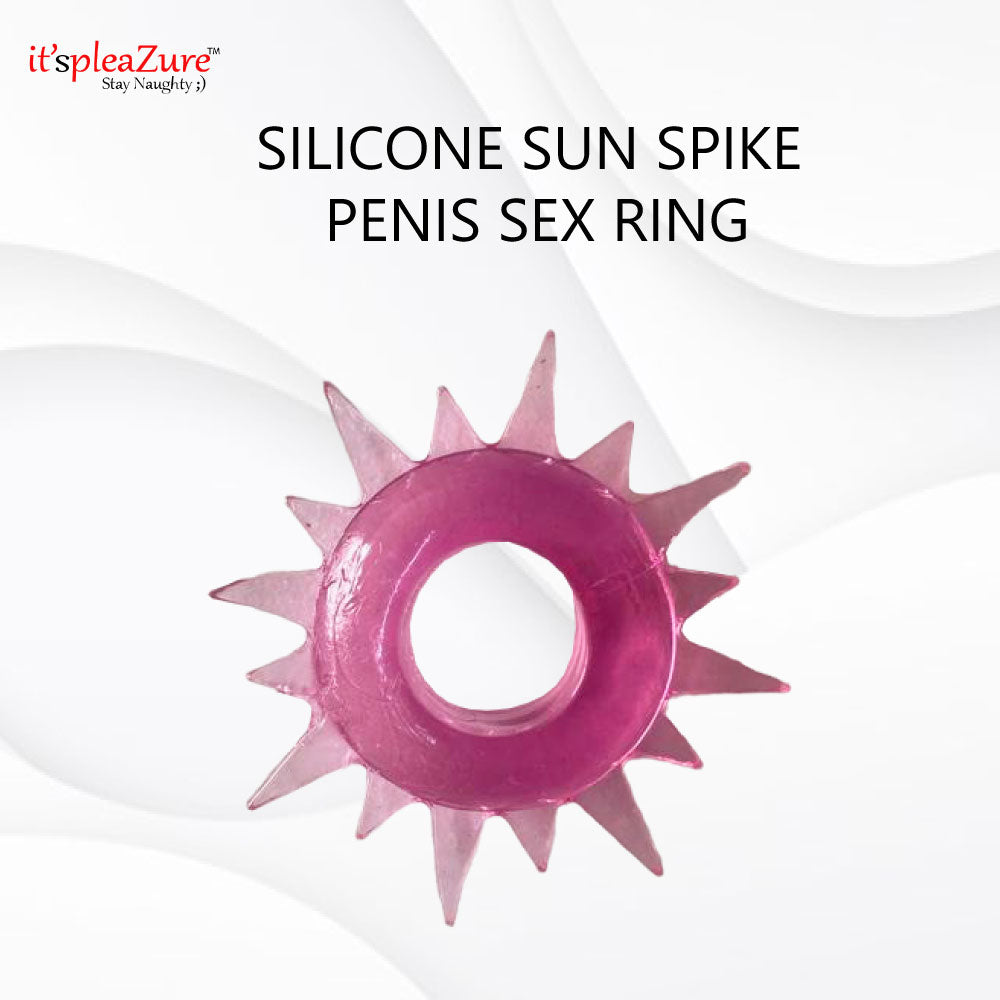 Itspleazure Silicone Spiked Dick Ring  