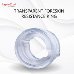 Itspleazure Silicone Transparent Penis Ring 