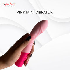 Itspleazure Pink Silicone Insertable Vibrator  