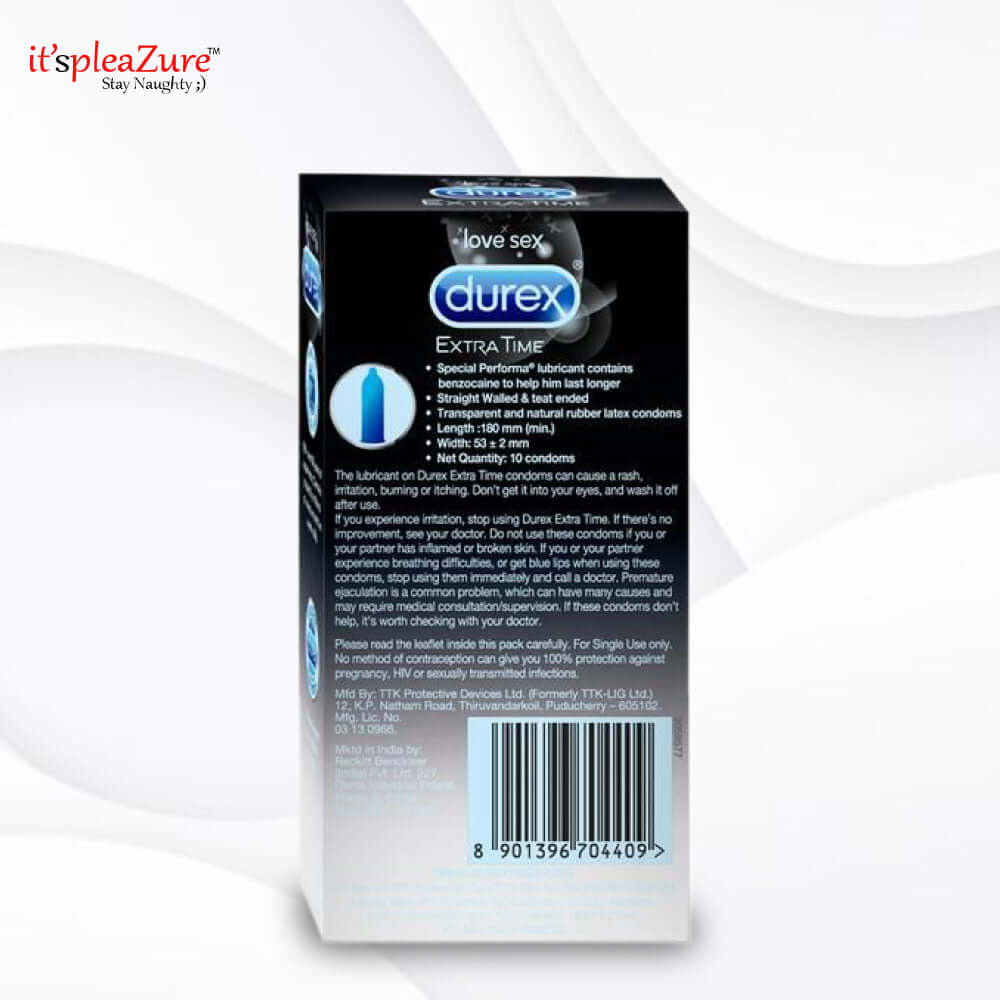 Durex Extra Time Condom Pack of 10 from Itspleazure