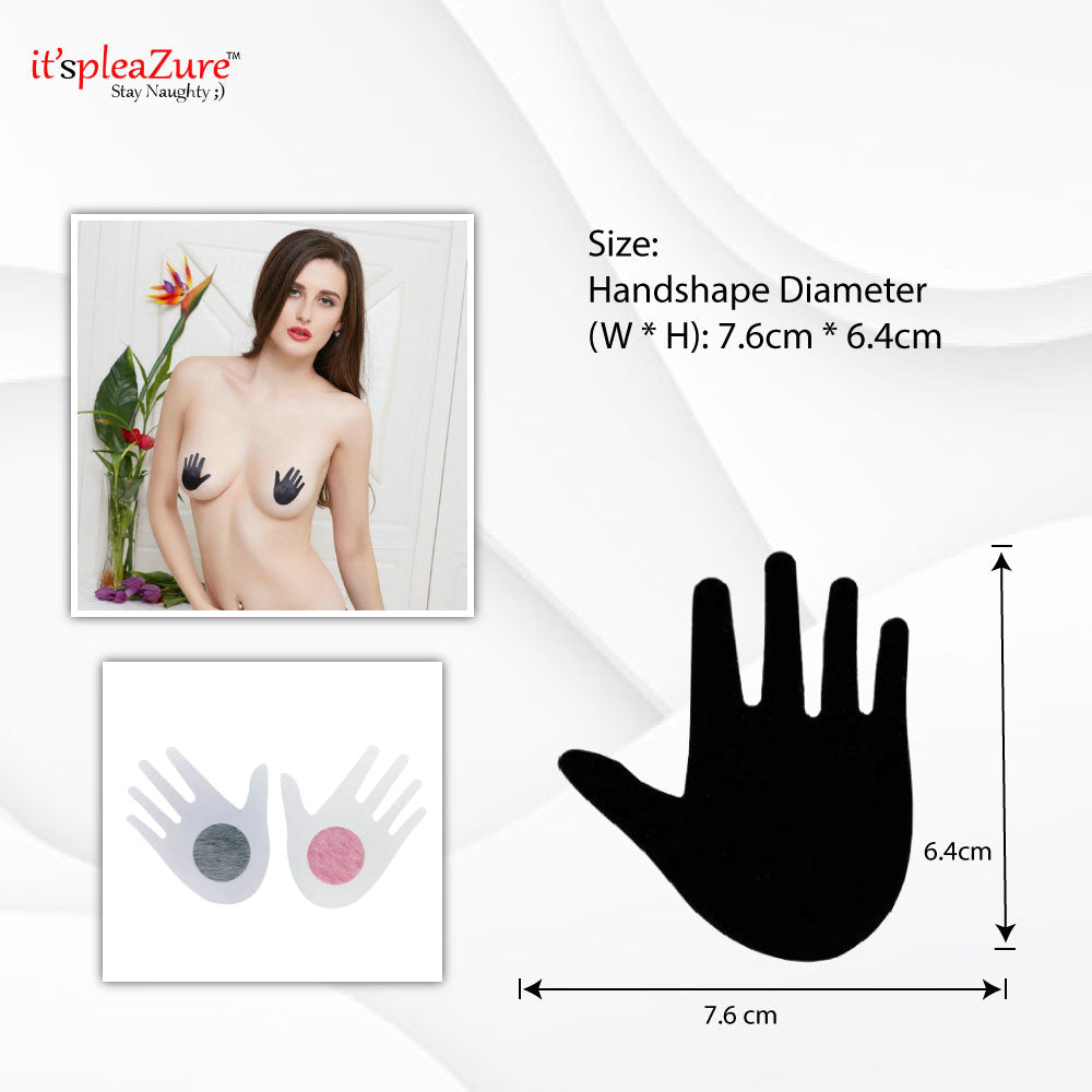 Black Hand Nipple pasties for Women by Itspleazure