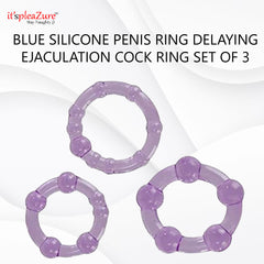 Itspleazure Silicone Beaded Penis ring set of 3