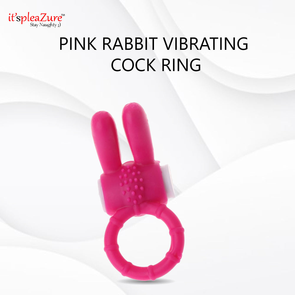Itspleazure Rabbit Vibrating Cock Ring 