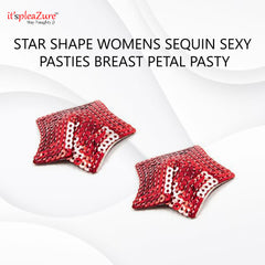ItspleaZure Star Shape Womens Sequin Sexy Pasties Breast Petal Pasty