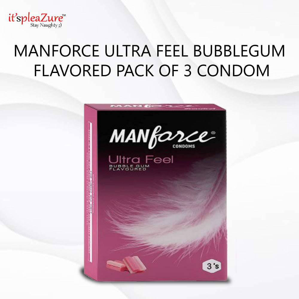 Manforce Bubblegum Condom 3s pack