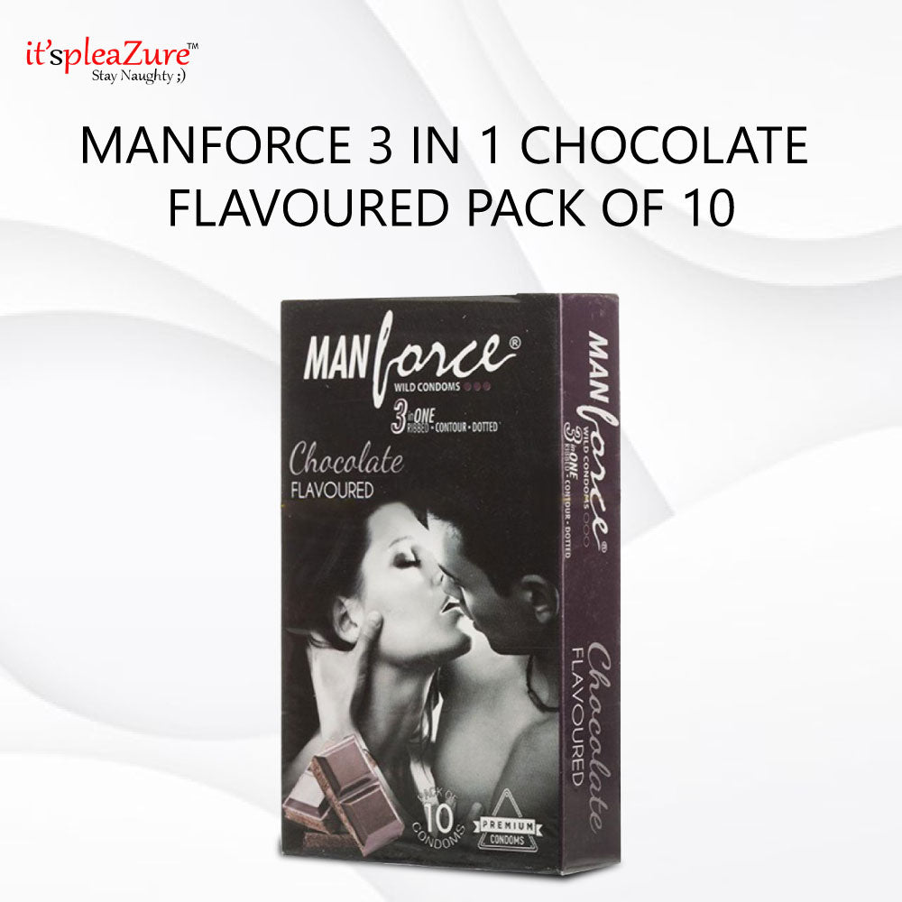 Chocolate flavored condom for sex on Itspleazure 