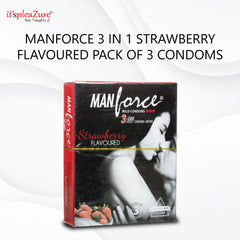 Manforce Strawberry Condom 