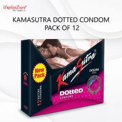 Kamasutra dotted condom on Itspleazure 