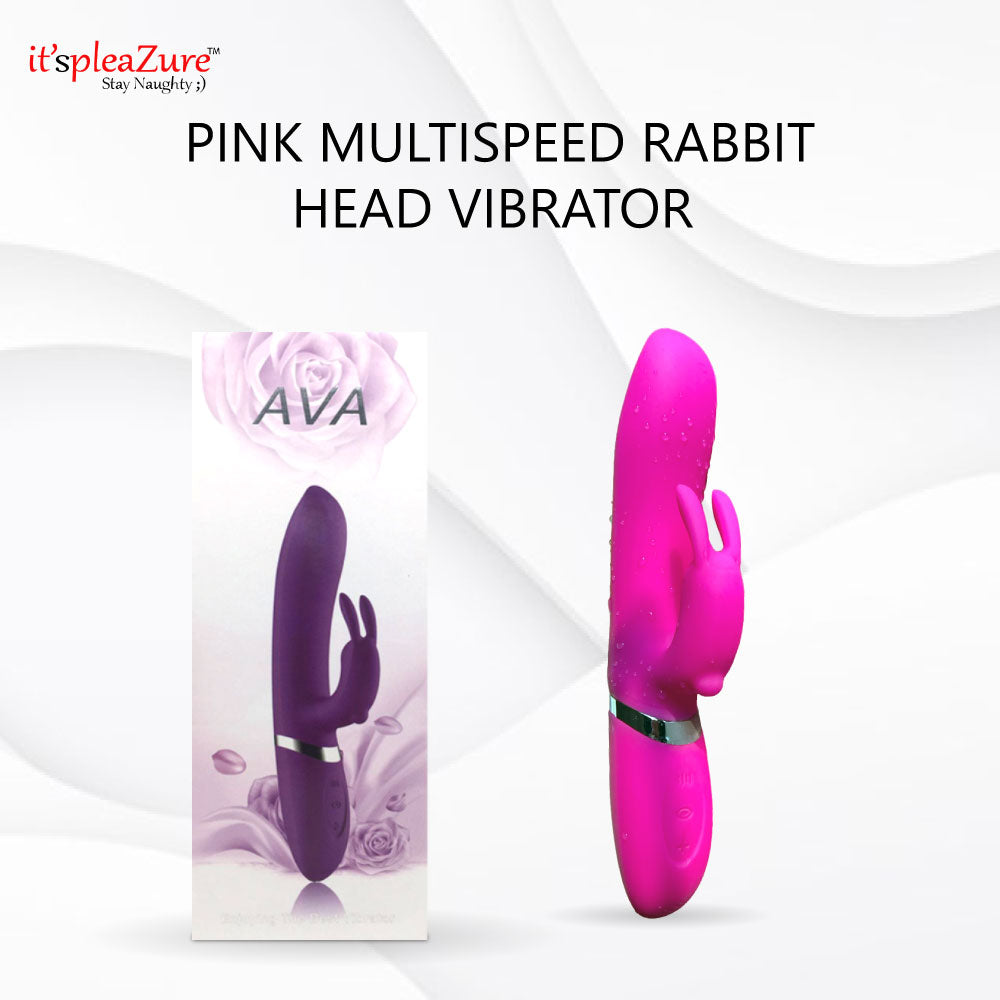 pink rabbit head vibrator on Itspleazure